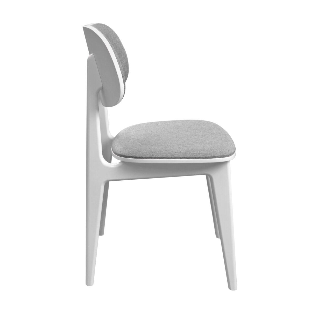 Стул LULA Ткань (Malmo 90)+White Legs — изображение 9