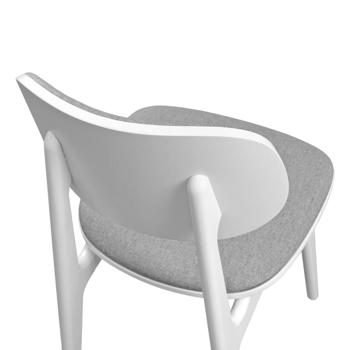 Стул LULA Ткань (Malmo 90)+White Legs — изображение 12