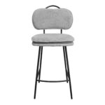 Bar Chair SOLOMON Grey - Image 2