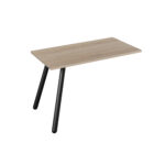 Central Fusion Annex (120×68) Discover the FUSION Central Extension (120x68) - a modern and practical piece for your office. Made from melamine-faced particle board and a metal frame, it offers durability and aesthetics. Complete your FUSION desk set with a useful element that enhances workspace organization!