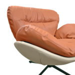 VORTEX Orange Armchair - Image 7