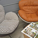 VORTEX Orange Armchair - Image 4