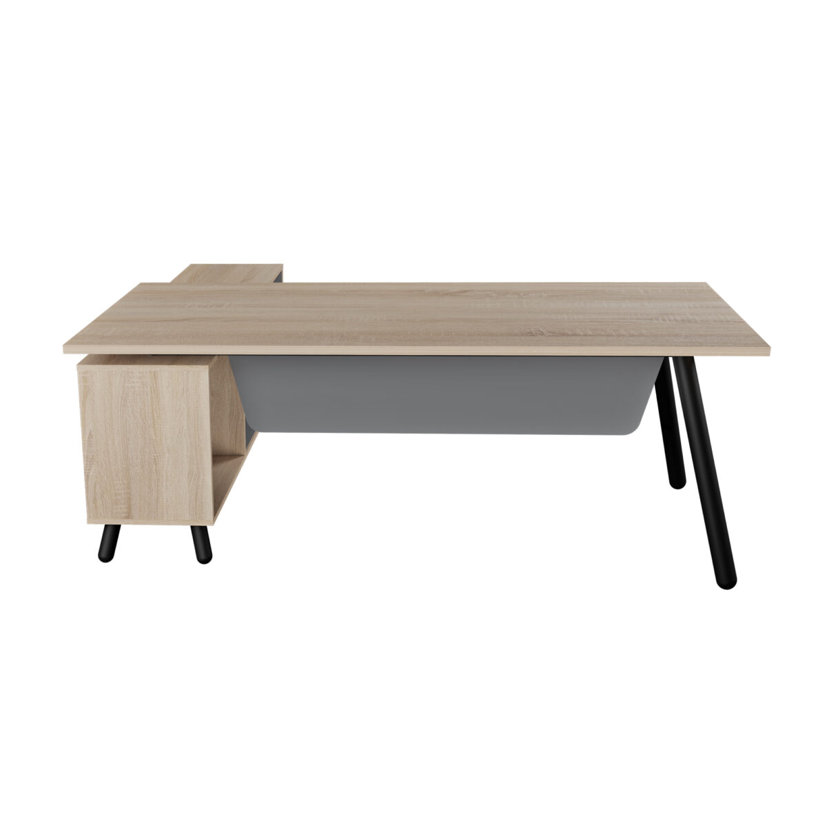 FUSION Desk with Built-in Box RIGHT - Image 5