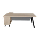 FUSION Desk with Built-in Box RIGHT - Image 5