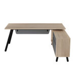 FUSION Desk with Built-in Box RIGHT - Image 2