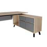 FUSION Desk with Built-in Box RIGHT - Image 6