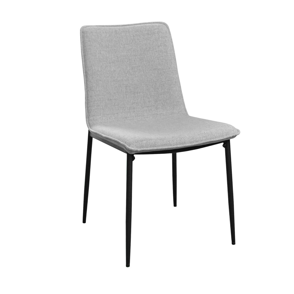 TERRY Light Grey Chair Discover the TERRY Light Grey chair, perfect for your kitchen! With a sophisticated design, sturdy construction, and soft fabric upholstery, this chair offers comfort and style. Ideal for family or friends' gatherings. Choose elegance and durability for a modern home!