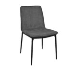 TERRY Velvet Grey Chair Discover the TERRY Velvet Grey chair, perfect for your kitchen! With an elegant and comfortable design, this grey velvet chair offers stability and style. Choose comfort and sophistication at every meal!
