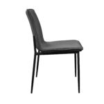 TERRY Velvet Grey Chair - Image 6