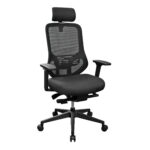 Chair Office ARIOS Black Acrylic Mesh/Fabric Discover the ARIOS Black office chair, featuring acrylic mesh and fabric, offering comfort and elegance in any workspace. Adjustable, with lumbar support and 3D arms, it is perfect for the office. Choose quality and functionality!