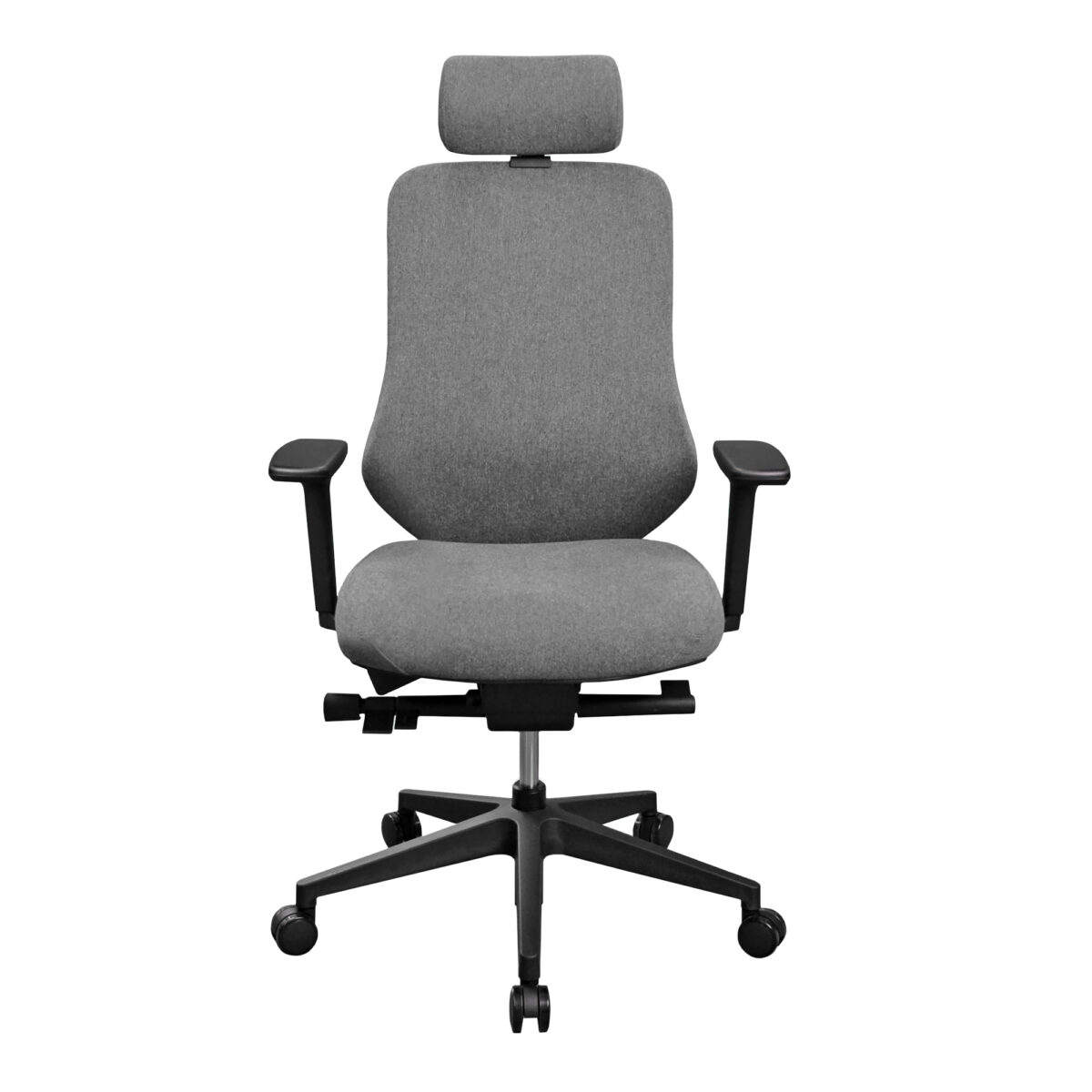 Arios Office Chair Grey Fabric - Image 2