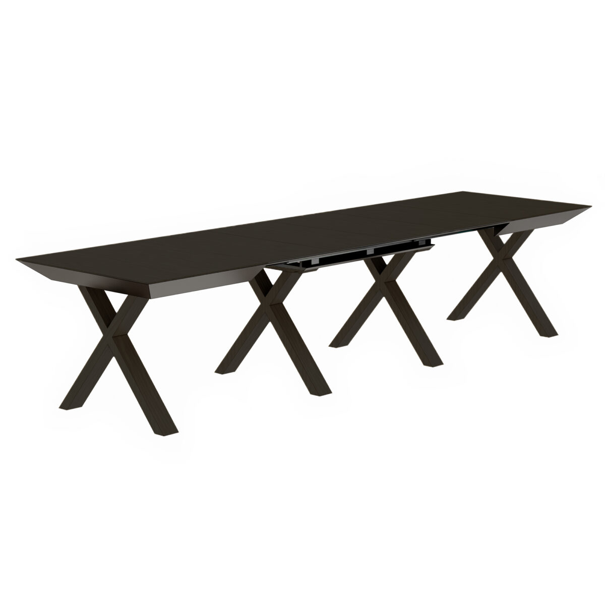 Masă Extensibilă Madrid White Top+Italian Legs Descoperă masa extensibilă Madrid Black Top+Black Legs, perfectă pentru orice bucătărie sau cameră de zi. Fabricată din MDF furniruit din stejar natural, se extinde de la 160 cm la 360 cm, oferind spațiu generos pentru întâlniri și mese de familie. Eleganță și funcționalitate într-un singur produs!