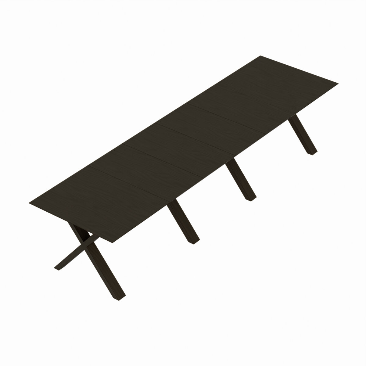 Extendable Table Madrid Black Top + Black Legs - Image 4