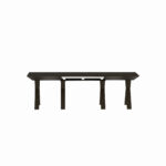 Extendable Table Madrid Black Top + Black Legs - Image 6