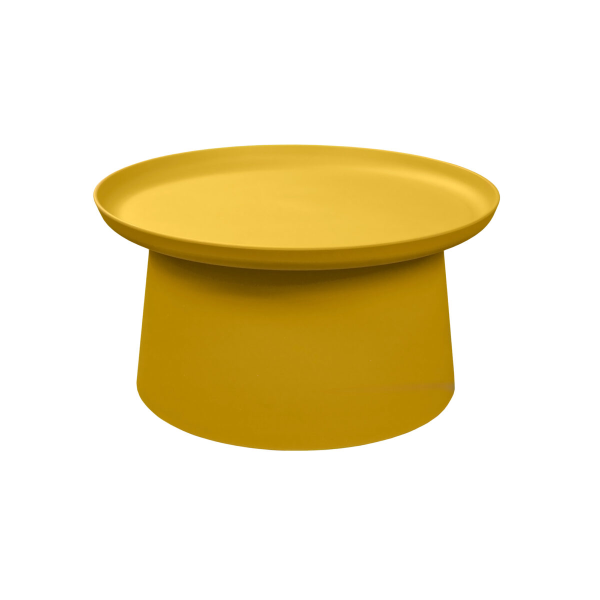 Стол DORIS Big Yellow Стол DORIS Big Yellow – стильный и практичный журнальный столик с диаметром 70 см и высотой 35 см. Изготовлен из качественного полипропилена, идеально подходит для гостиной, офиса или сада. Яркие цвета и современный дизайн добавят энергии в ваш интерьер!