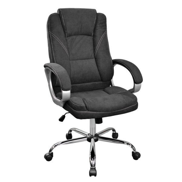Офисное кресло BX-3177 Black ткань Офисное кресло BX-3177 Black — идеальный выбор для комфорта на рабочем месте. Изготовлено из качественных материалов, с регулируемым механизмом Tilt. Прочное основание из хромированной стали и стильная тканевая обивка сделают ваш офис уютнее. Макс. нагрузка: 120 кг.