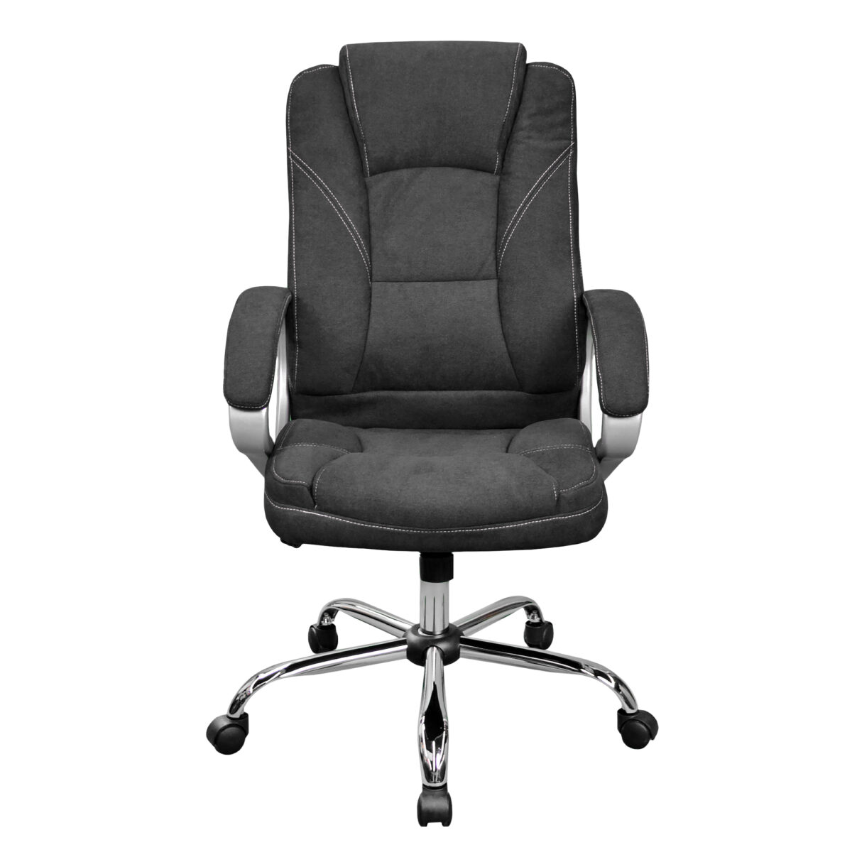 Office Armchair BX-3177 Black Fabric - Image 2