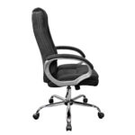 Office Armchair BX-3177 Black Fabric - Image 3
