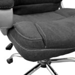 Office Armchair BX-3177 Black Fabric - Image 5