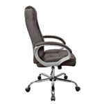 Office Armchair BX-3177 Brown Fabric - Image 3