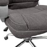 Office Armchair BX-3177 Brown Fabric - Image 5