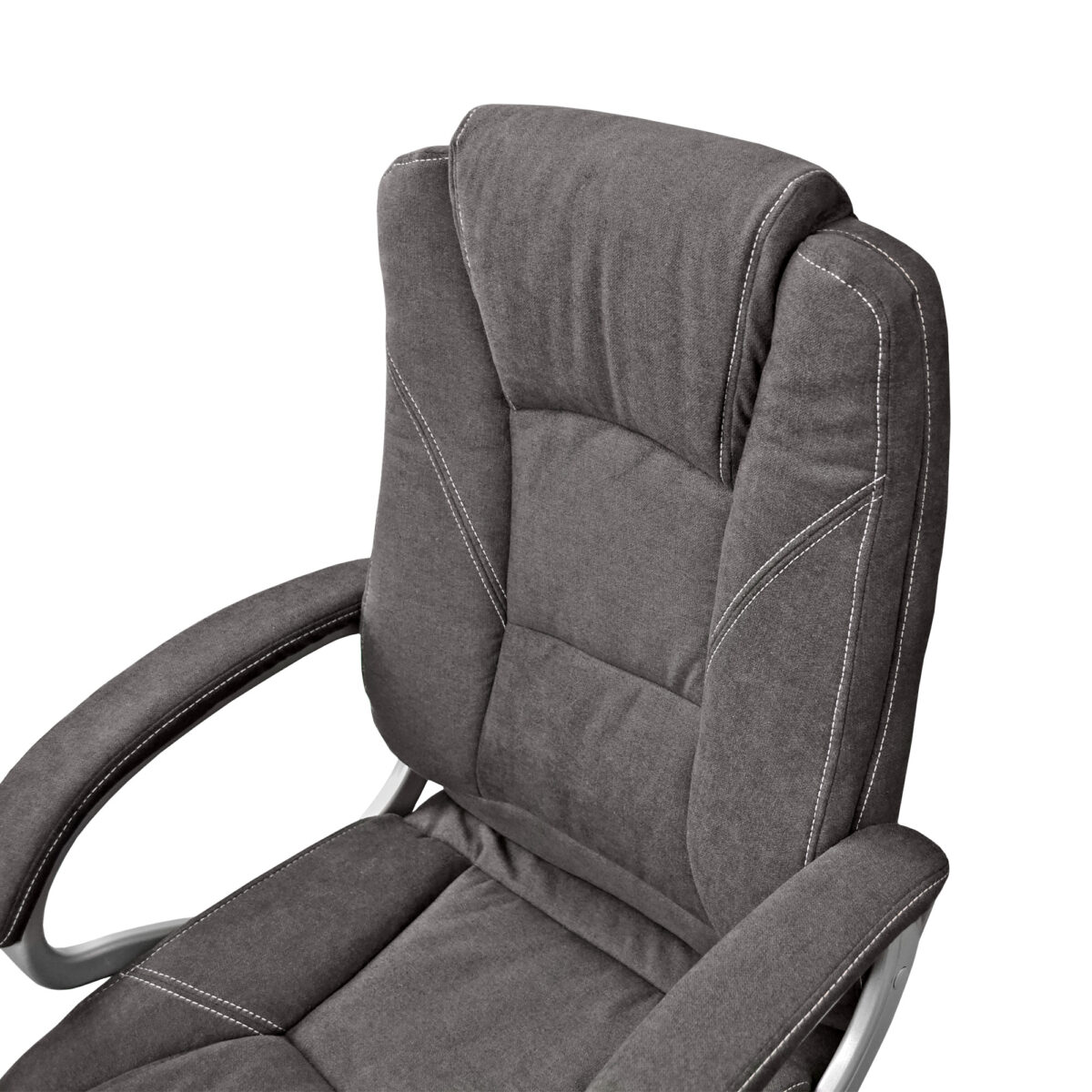Office Armchair BX-3177 Brown Fabric - Image 6