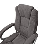 Office Armchair BX-3177 Brown Fabric - Image 6