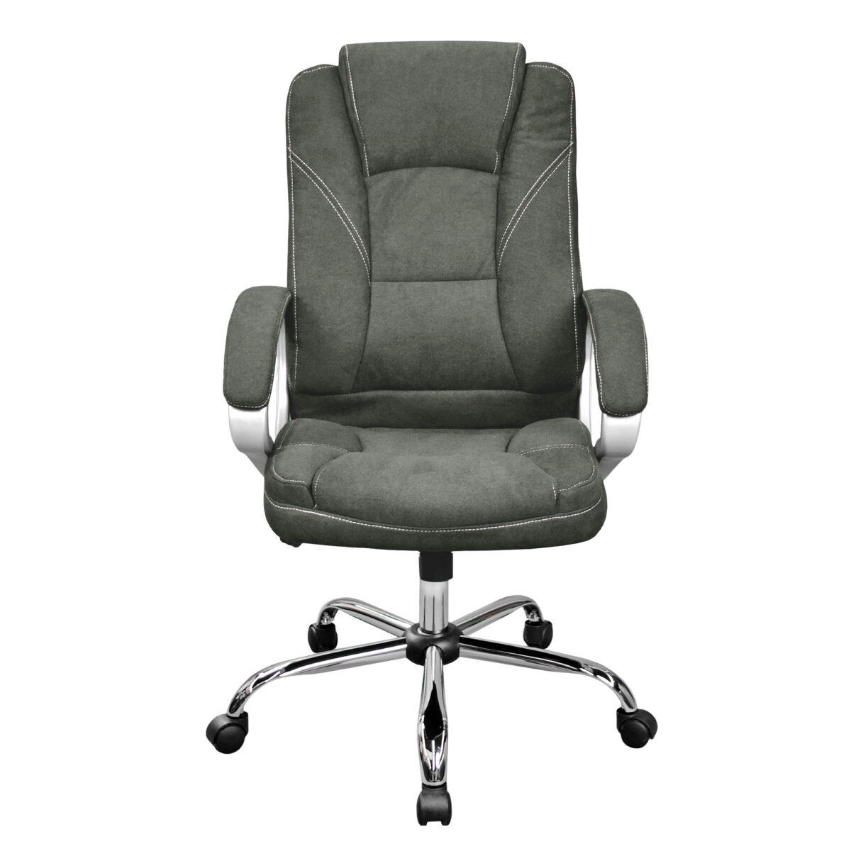 Office Armchair BX-3177 Grey Fabric - Image 2