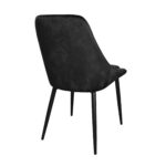 FLORIDA Black Chair (Hlr66) Velvet - Image 6