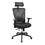 Office Armchair ORCO PLUS Black Fabric Discover ultimate comfort with the ORCO PLUS Black Fabric office chair. Advanced ergonomics, customizable adjustments, and a modern design for your workspace. Ideal for long hours of work, providing optimal support for your back and neck. Choose comfort!