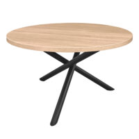 TRENTO Table Sonoma Ø1200 Discover the TRENTO Sonoma kitchen table Ø1200, an elegant and functional element for any modern kitchen. With a refined design, a structure made of painted metal, and a 36 mm melamine board, this table offers durability and stability. Transform your kitchen into a welcoming space!