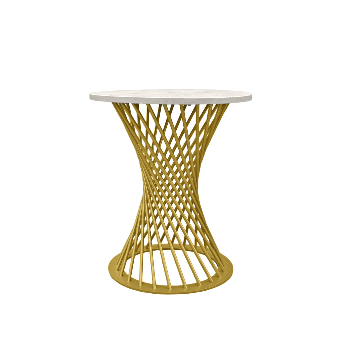 Coffee Table FELICIA Silk + Golden Legs H58 - Image 7