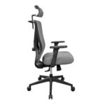 Office Armchair ORCO PLUS Grey Fabric - Image 3