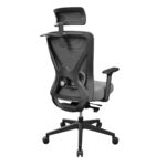 Office Armchair ORCO PLUS Grey Fabric - Image 4