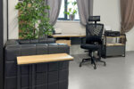 Office Armchair ORCO PLUS Black Fabric - Image 6