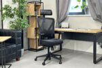 Office Armchair ORCO PLUS Black Fabric - Image 5