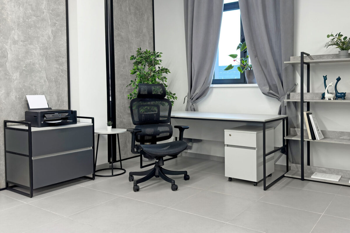 EMBER Black Office Armchair - Image 2