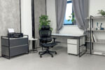 EMBER Black Office Armchair - Image 2