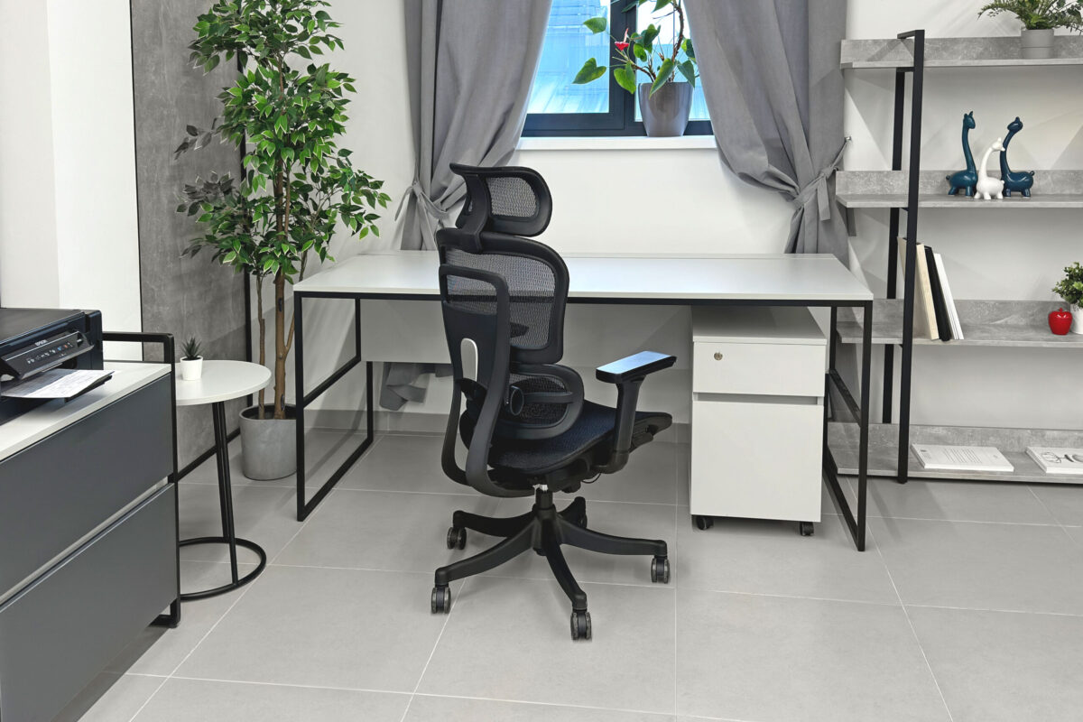 EMBER Black Office Armchair - Image 3