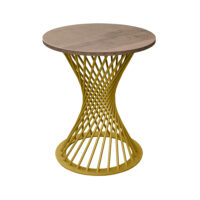 Coffee Table FELICIA Colonial + Golden Leg H58 Discover the coffee table FELICIA Colonial+Golden Leg H58, perfect for your office or living room. Its elegant style fits seamlessly into any decor, adding a touch of refinement to your space. Ideal for serving drinks or showcasing your favorite magazines.