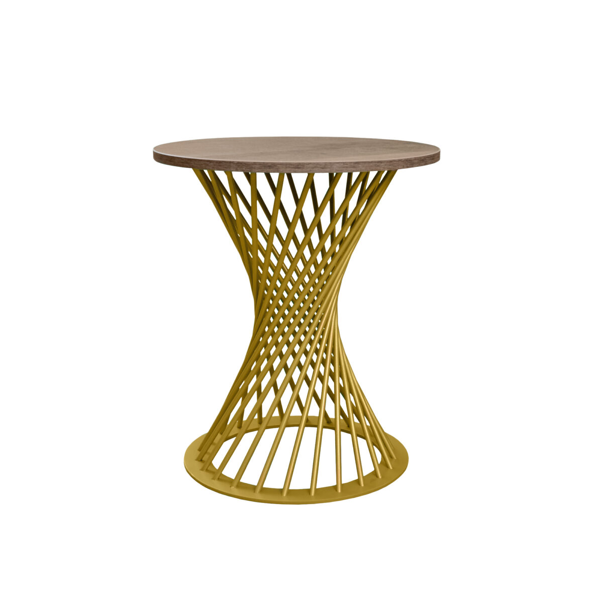 Coffee Table FELICIA Colonial + Golden Leg H58 - Image 6