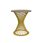 Coffee Table FELICIA Colonial + Golden Leg H58 - Image 6