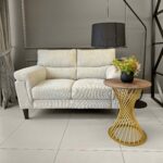 Coffee Table FELICIA Colonial + Golden Leg H58 - Image 2