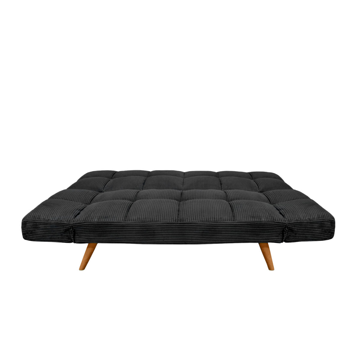 LM-58 Black Velvet Extendable Sofa - Image 5
