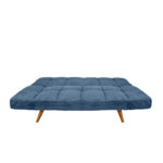 LM-58 Blue Velvet Extendable Sofa - Image 5