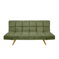 Extendable Sofa LM-58 Dark Green Velvet Discover the LM-58 extendable sofa, upholstered in dark green velvet, perfect for a modern office or living room. Made from plywood and wood, it offers maximum comfort and easily transforms into a bed. With an elegant design and metal legs, it is the ideal solution for any space.