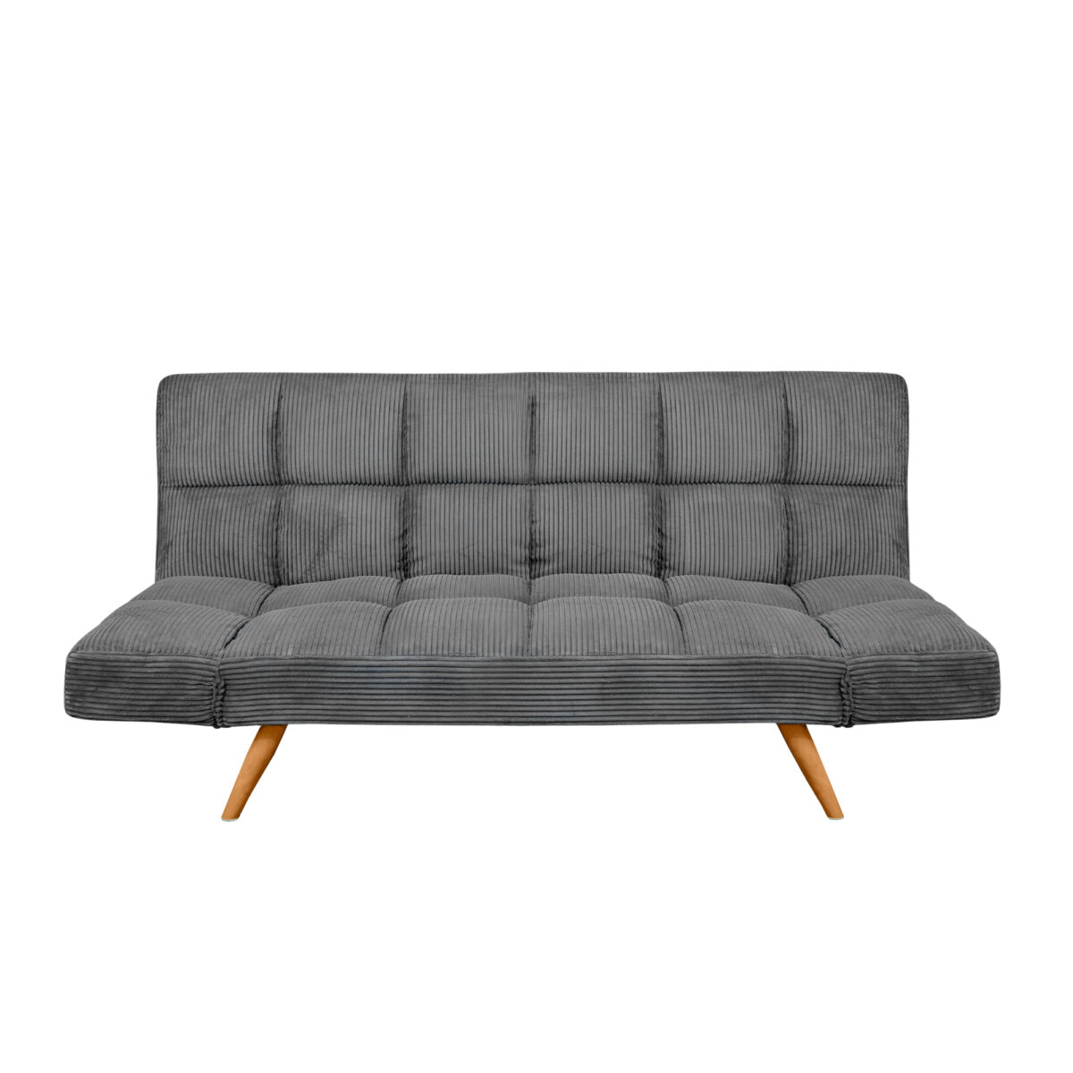 LM-58 Dark Grey Velvet Convertible Sofa Discover the LM-58 dark gray velvet sofa bed, perfect for your modern office or living room. Comfortable and practical, it easily transforms into a bed, featuring a durable wooden frame and metal legs. Choose style and comfort!