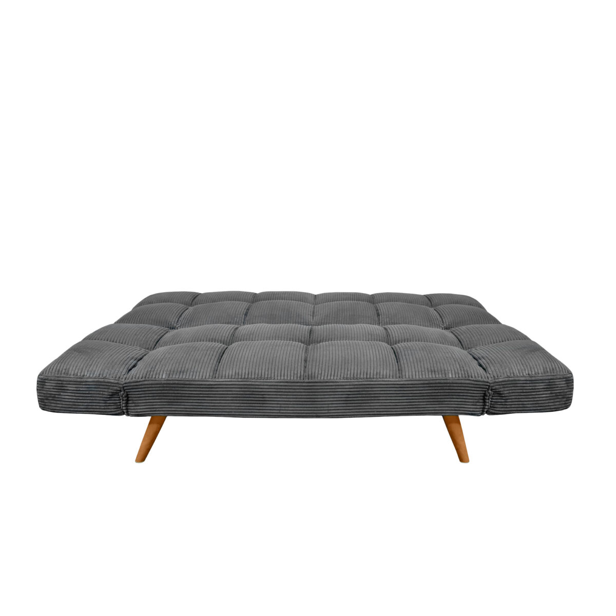 LM-58 Dark Grey Velvet Convertible Sofa - Image 5
