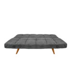 LM-58 Dark Grey Velvet Convertible Sofa - Image 5
