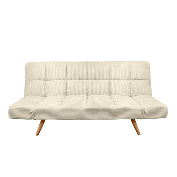 Extensible Sofa LM-58 White Velvet Discover the LM-58 extendable sofa in White Velvet, ideal for a modern office or living room. Comfortable and elegant, it easily transforms into a bed. With a wooden foundation and high-quality upholstery, it offers a contemporary design and exceptional durability. Choose versatility and style!